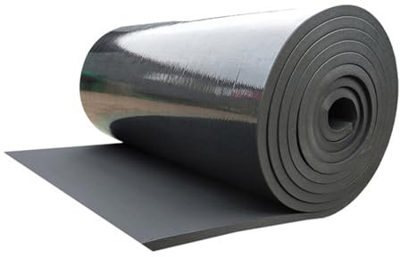 Placa de neopreno adhesiva, Aislante Térmico Acústico Insonorización Coche Papel Autoadhesivo (Thick:30mm/1.2,Black)