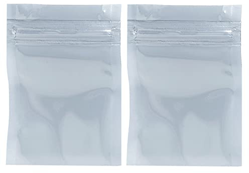 Rebower Anti Static Bags ESD Shielding Bags Resealable, [for Electronic Device GPU Hard Drive SSD HDD Motherboard] - 2.5x3.5inch/50pcs