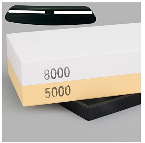 ISCBAFYX Affilacoltelli Professionale Pietra per affilare Pietre per affilare Pietra per affilare Pietra ad Acqua Cucina Grana 240 600 1000 3000 Doppia Faccia (Colore : 5000 8000 Set, Dimensioni : As