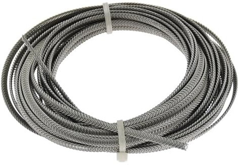 LNNXSZ Metallo Acciaio Spirale Corsetto Disossamento Rotolo Intero di Stecche for Corsetto in Acciaio a Spirale da 10 Metri con Cappucci in Metallo da 100 Pezzi
