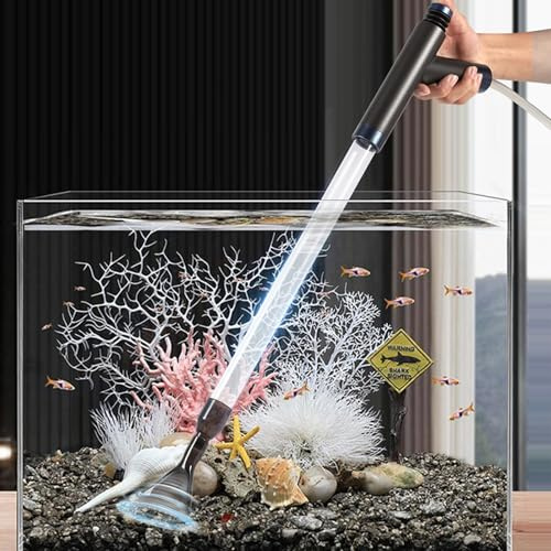SOUSLOW Cambio d'Acqua per Acquario, Detergente per Ghiaia per acquari Kit, Vestito per Il Cambio dell'Acqua dell'acquario e la Pulizia della Sabbia dell'acquario