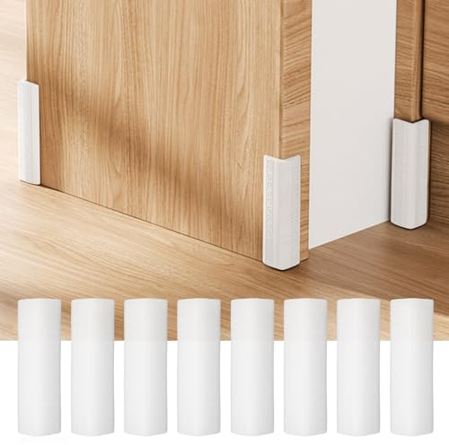 INCREWAY Blocs d'angle pour plinthes, lot de 8 pièces, en silicone, auto-adhésifs, de sécurité, pour protéger les bords des enfants, pour meubles et murs