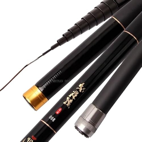 LSYHHXC 8M/9M/10M/11M/12M/13.0M Super Light Long Hard Carbon Fiber Hand Fishing Rod Telescopic Fishing Pole Stream(11m)