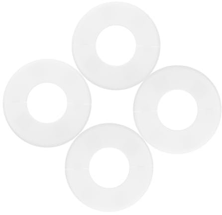 PHENOFICE 4pcs White Pool Ladder Cover Inground Pool Handrail Covers Pipe Swimming Step Protector Abs Material Easy Install