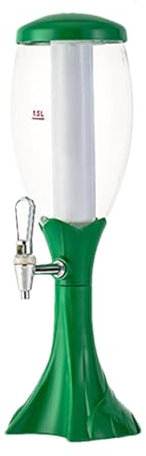 Dispensador de cerveza, dispensador de licor de torre de cerveza, dispensador de bebidas con tubo de hielo, dispensador de torre de cerveza brillante, dispensador de bebidas de bar en casa,