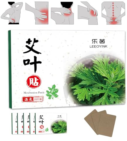 (120pcs) Moxibustion Patches – Extra Value Moxa Stickers for Knee, Shoulder, Back & Joint Relief – Natural Herbal Heat Therapy with Mugwort, 艾灸贴,10-Hour Long-Lasting Comfort
