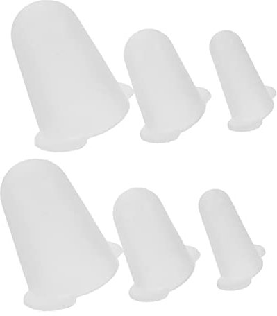 GLEAVI 6 Piezas Cubiertas de Silicona para Boquillas de Glaseado, Protección Antidesgaste y Reutilizables para Adornos de Pasteles