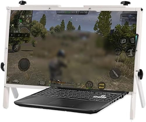 XDLEDMKIZ Portable Amplifier Desktop,screen magnifier, Laptop Screen Magnifier,22 Inch 3D Screen Magnifier Portable Laptop Holder Screen Amplifier for All Laptop Model