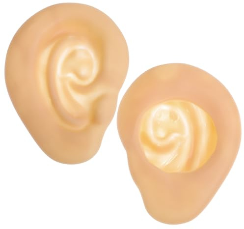 Abaodam 1 Paar Jumbo Fake Ohren Halloween Vinyl Ohr Prop Lustige Schweineohren für Kostüm Party Cosplay und Maskerade Zubehör
