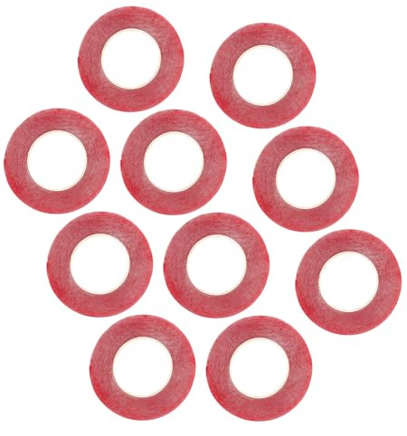 Garosa Nastro Biadesivo Nastro Adesivo Acrilico Trasparente per Montaggio Resistente 10 Rotoli Spessore 0,1 Mm per Cornice Fotografica Installazione su Vetro Uso Interno Ed Esterno