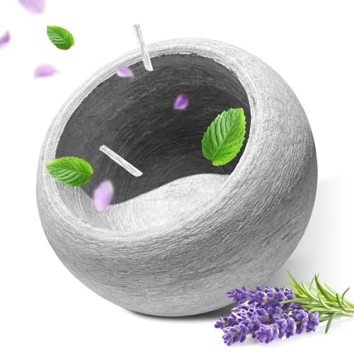 Ranjima bastu förångarskål av granit, 10,5 x 6 cm, aromskål för infusioner på bastustenar med mentolkristaller, bastutillbehör, doftskål för eteriska oljor, bastuinfusionstillbehör, gåva