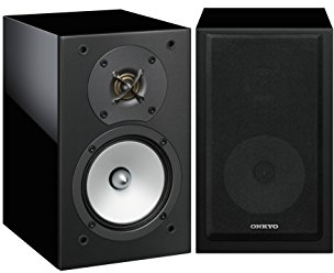 Onkyo D-175B Zweiwege-Bassreflex-Lautsprecher (120 Watt, detailreicher Sound mit kräftigem Bass bei 65 Hz-100 kHz Frequenzbereich, für Heimkino, HiFi Anlage, Wohnzimmer) Schwarz