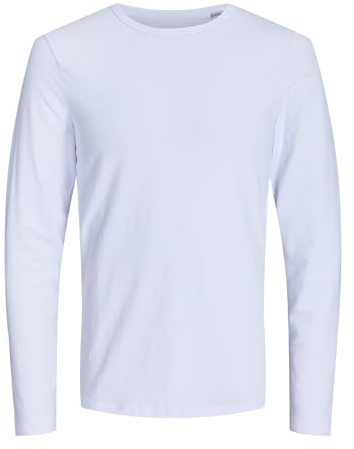 JACK & JONES Basic rund hals t-shirt, Weiß (välj vit), XS