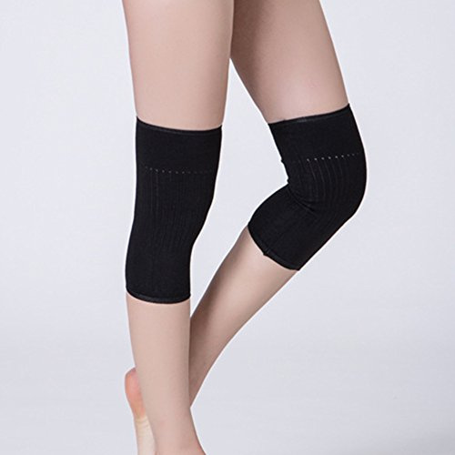 Femme Homme Genouillère en Laine Protège-genou Anti-froid pour Rhumatisme Arthrite Soulager Douleur Genouillère de Compression de Ski Vélo Moto Soutien de Genou Épais Chaud Respirant Hiver-Automne
