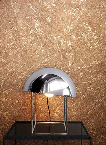 Newroom Vliestapete Braun Glanz Metallic Tapete Wohnzimmer Schlafzimmer | pflegeleicht, matte Optik, Wandtapete, reißfestes Vliesmaterial, für Wohnzimmer, Schlafzimmer, Flur