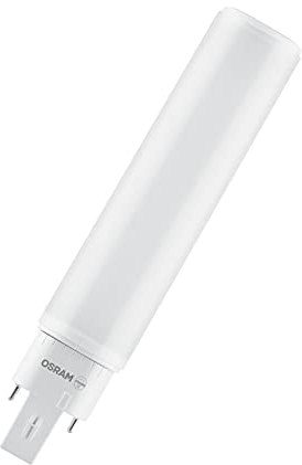 Osram DULUX D 26 LED-Lampe für G24D-3 Sockel, 10 Watt, 920 Lumen, Warmweiß (3000K), rotierbar, Ersatz für herkömmliches 26W-Dulux Leuchtmittel, Weiß