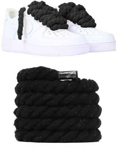 Slaace Rope laces,10mm 150cm und 6 Farben zur Verfügung, Seilschnürsenkel dick, twisted shoe laces für Turnschuhe, thick rope laces, shoe laces, phat laces
