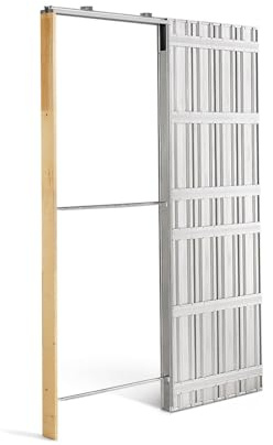 Controtelai a Scomparsa per Porte Scorrevoli - Versione Classico - Controtelaio Interno Parete in Cartongesso 100x210 cm