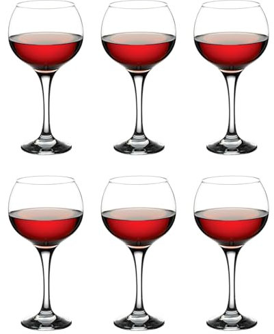 Tradineur - Set de 6 copas de cristal, modelo Ambassador, servir cubatas, cócteles, champán, elegantes, aptas para lavavajillas (790 ml - 23 x 12 cm)