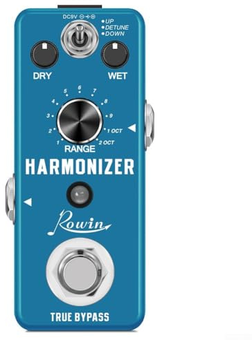 Besttoolifes LEF-3807 Guitar Harmonizer Pedal With Accurate Knobs, Versatile Detune Mode, Polyphonic Pitch Shifting, Chorus-Like Effect