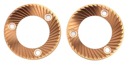 2 Pièces Moulin à café Fraise Plate 64mm plaqué Multi-usages Fraise Plate pour DF64 DF64P DF64E DF64V pour Ceado E5P E6P E37J