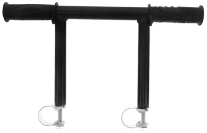 MUCKLILY Extensiones de Manillar de Bicicleta para Cochecito de Bicicleta, fijación del Mango del carruaje, extensión de Manillar de Bicicleta, Soporte Universal para reposabrazos, Acero Inoxidable