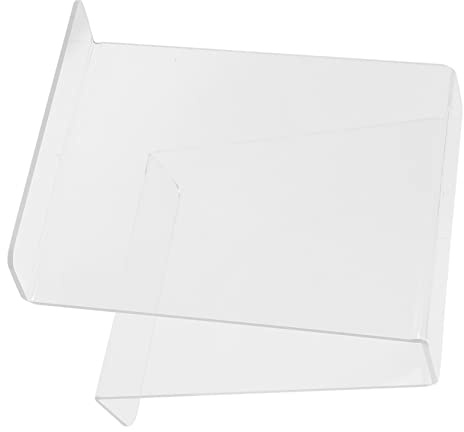 Hemobllo Acrylic Vinyl Record Storage Holder Double-Sided Display Large A4A5 Size Design for Home Albums and Magazines for Bookstores and Collectors