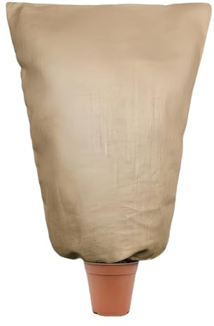 Eventerde Sacs en Toile de Jute pour Plantes - Sacs en Toile de Jute Chauffants - Couverture antigel pour Plantes - Sac de Protection pour Jardin, légumes, Arbres - Extérieur - Gel d'hiver