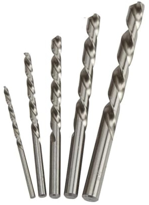 Drillforce 10PCS M2 HSS Left Hand Reverse Twist Drill Bits, 0.5mm-12mm Sizes for Broken Bolt Extraction(1.9mm)