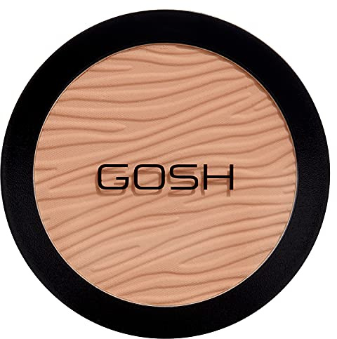 GOSH Dextreme High Coverage Powder I Vegan Powder for All Skin Types I Matte & Long-Lasting for a Flawless Complexion I No Mask Effect I Conceals Impurities I 006 Honey