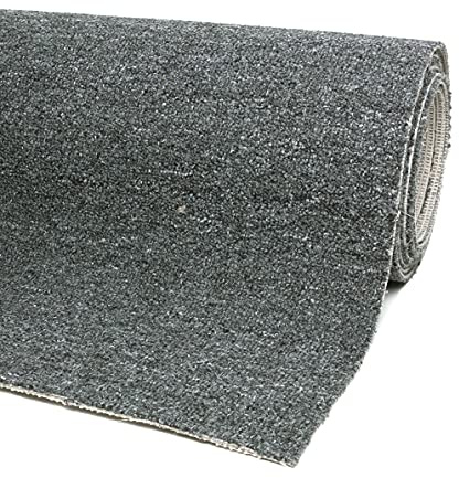 andiamo Teppichboden Henry - Auslegware Meterware Bodenbelag in Schlingenstruktur 200 x 350 cm Anthrazit