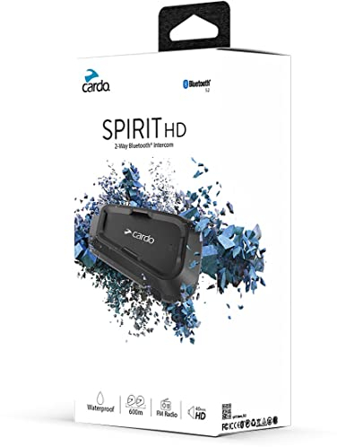 Cardo Spirit HD Single Bluetooth Intercom Single Set