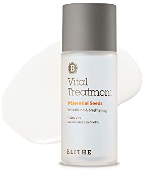 BLITHE Vital Treatment 9 Wesentliche Samen Essenz-Toner mit Niacinamid - Aufhellender Gesichtstonikum mit Grüntee-Fenchel & Chia für empfindliche Haut 54 ml