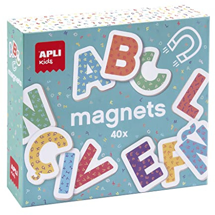 APLI Kids 18884-Holz Alphabet ABC-Magnetische Buchstaben empfohlen für über 3 Jahre (18884)