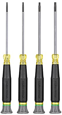 Klein Tools Juego de destornilladores Torx de precisión 85616, destornilladores de seguridad TORX a prueba de manipulaciones, ideal para electrónica, reparación del hogar
