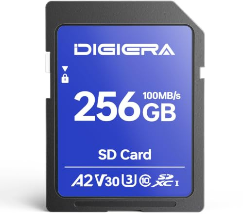Carte mémoire SDXC UHS-I CS100 256 Go – Jusqu’à 100 Mo/s, C10, U3, V30, 4K UHD, pour Ordinateurs, appareils Photo numériques, systèmes Home cinéma, systèmes de Navigation Automobile (1 Carte)