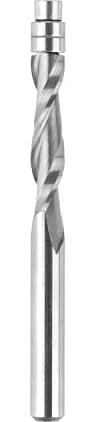 SpeTool Punta per router a spirale con gambo da 1/4 di pollice, lunghezza di taglio da 1/2 pollici, fresatura CNC, fresa in carburo solido, punta per fresa di precisione per intaglio del legno