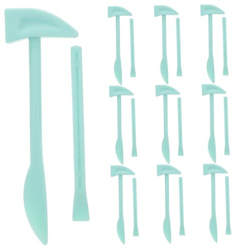 Vaguelly 10sätze Teiliges Kinderwerkzeug-Set Mit Hammer Und Meißel Lernspielzeug Für Kleinkinder Und Junge Mädchen Fördert Motorische Fähigkeiten Und Kreatives Rollenspiel