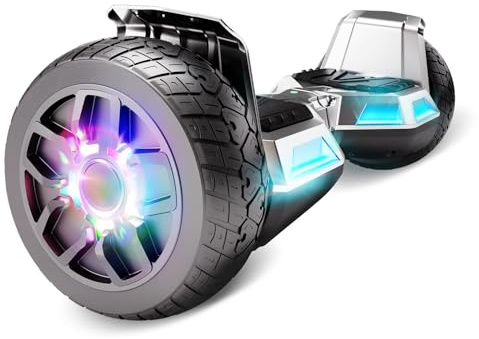 SISIGAD 8,5 Hoverboards, Todoterreno, Hoverboards con Bluetooth, Hover Boards flotantes para Niños Adolescentes Adultos