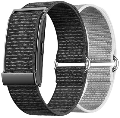 Nilox ONAIR, Brazalete Inteligente sin Pantalla para Fitness, Monitoreo 24/7 de Salud y Actividad, Diseño Minimalista, Batería de Larga Duración, con Entrenamiento Inteligente, Correas Negro y Gris