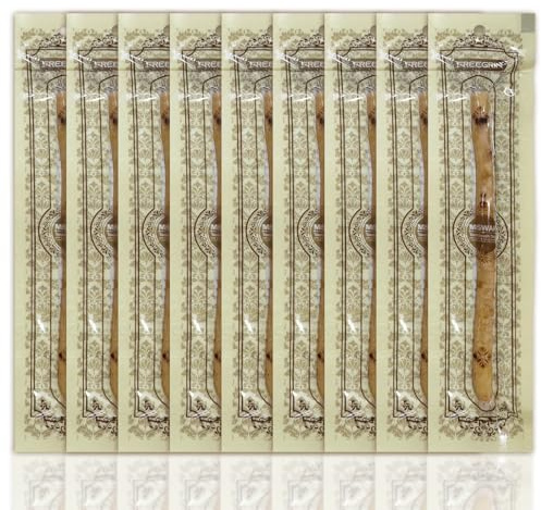 9 pezzi di spazzolino naturale Miswak Sticks Siwak per denti bianchi, gengive sane e alito fresco, cura orale tradizionale senza additivi, ideale per viaggi e uso quotidiano per la cura dentale