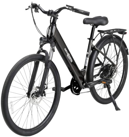 Oryxearth E Bike 250W Motor 25km/h, Pedelec Citybike EBike, 7-Gang Elektrofahrrad mit Drehmomentsensor für Erwachsene, E-Bike Trekkingrad 80-100 km Reichweite 10Ah/36V Lithium-Akku für Herren Damen