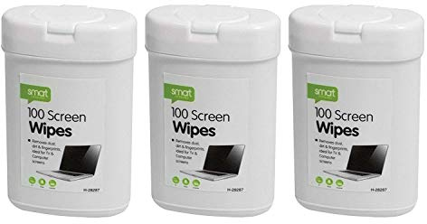 300 x Lingettes humides de nettoyage pour écran pour ordinateur portable LED LCD TV moniteur ordinateur iPad Lot de 100 (x3)