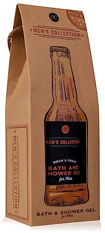 Gel doccia Accentra nel design della bottiglia di birra - Collezione uomo BIRRA PER LUI nel design della bottiglia di birra, inclusa confezione regalo, gel doccia speziato da 360 ml
