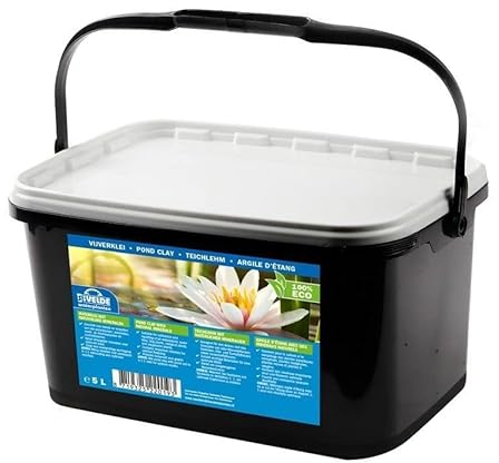 S VD VELDE WATERPLANTEN vdvelde.com - Tongranulat 5 Liter - Bio Lehm für Teichpflanzen - Enthält wichtige Mineralien für optimales Wachstum - Hält Pflanzen im Korb - Kombinieren mit Teicherde 1:1