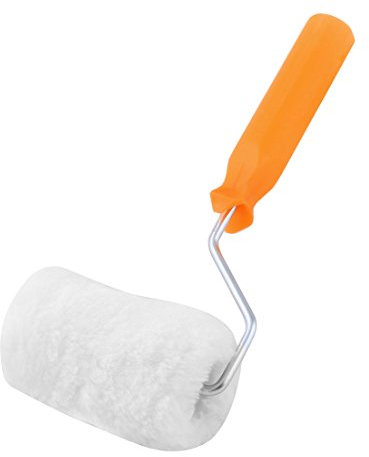 Aexit White Plush Sleeve Cover Plastic Handle Floor Wall Paint Brush Roller 4 Inch (a92aa0654c6a88ae7bf67bb14b9f3ae7)