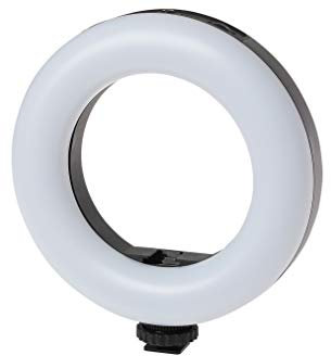 Ulanzi LED Light for Photography & Video, Attach by Cold Shoe or ¼’’ Screw, USB-C Charge, Brightness Adjustable for Youtube, Studio Recording, Live streaming, DSLR, Camcorder