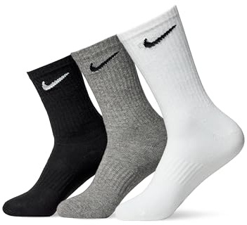 NIKE Men's Unisex U Nk Everyday Ltwt Crew 3pr Socks (pack of 1)