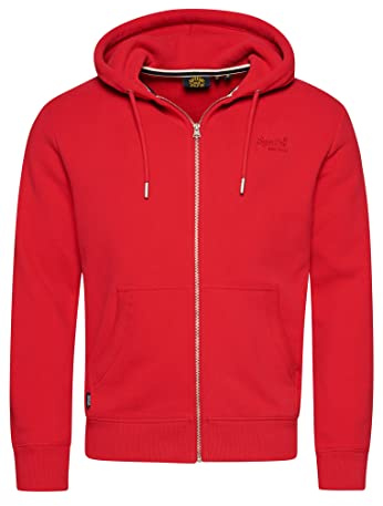 Superdry Herren Essential Kapuzenjacke mit Logo