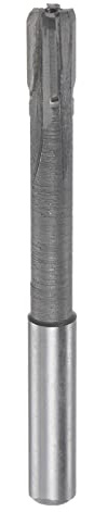 sourcing map Spannen Reibahle 9.3mm H7 Hartmetall Spitze Gerade Flöten Rund Schaft Drehmaschine Fräser